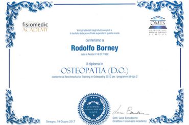 14 – Diploma di osteopatia